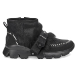 Сапоги UGG Fluff Punk Ankle Boot, 1107309-BLK
