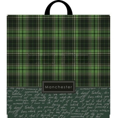 Пакет с петлевой ручкой ПВД 44х44 (70 мкм) "Манчестер" (25/250 шт.) Интерпак