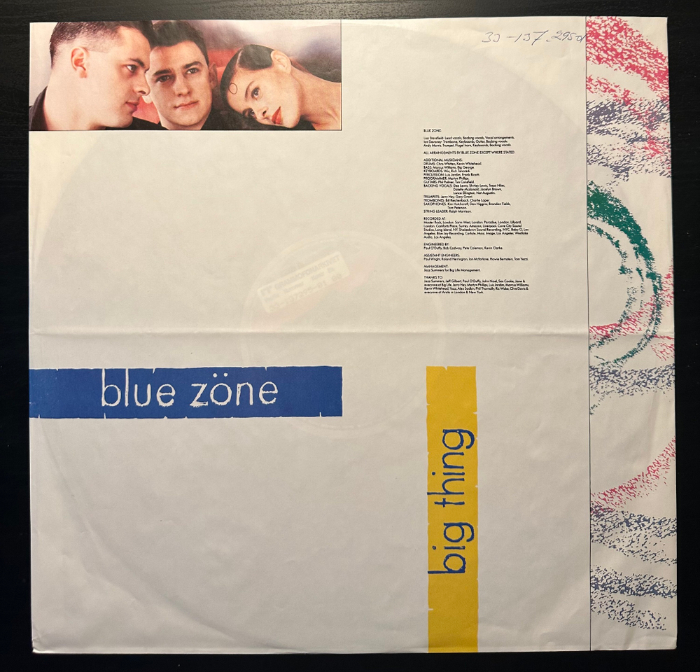 Blue Zone - Big Thing (Германия 1988г.)