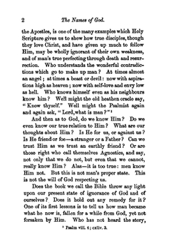 The Names of God in Holy Scripture. A Revelation of His Nature and Relationships | Andrew John Jukes