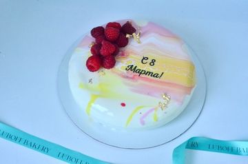 Муссовый торт на 8 марта круглый