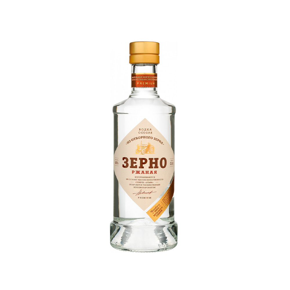 Водка Зерно Ржаная 0,5 л