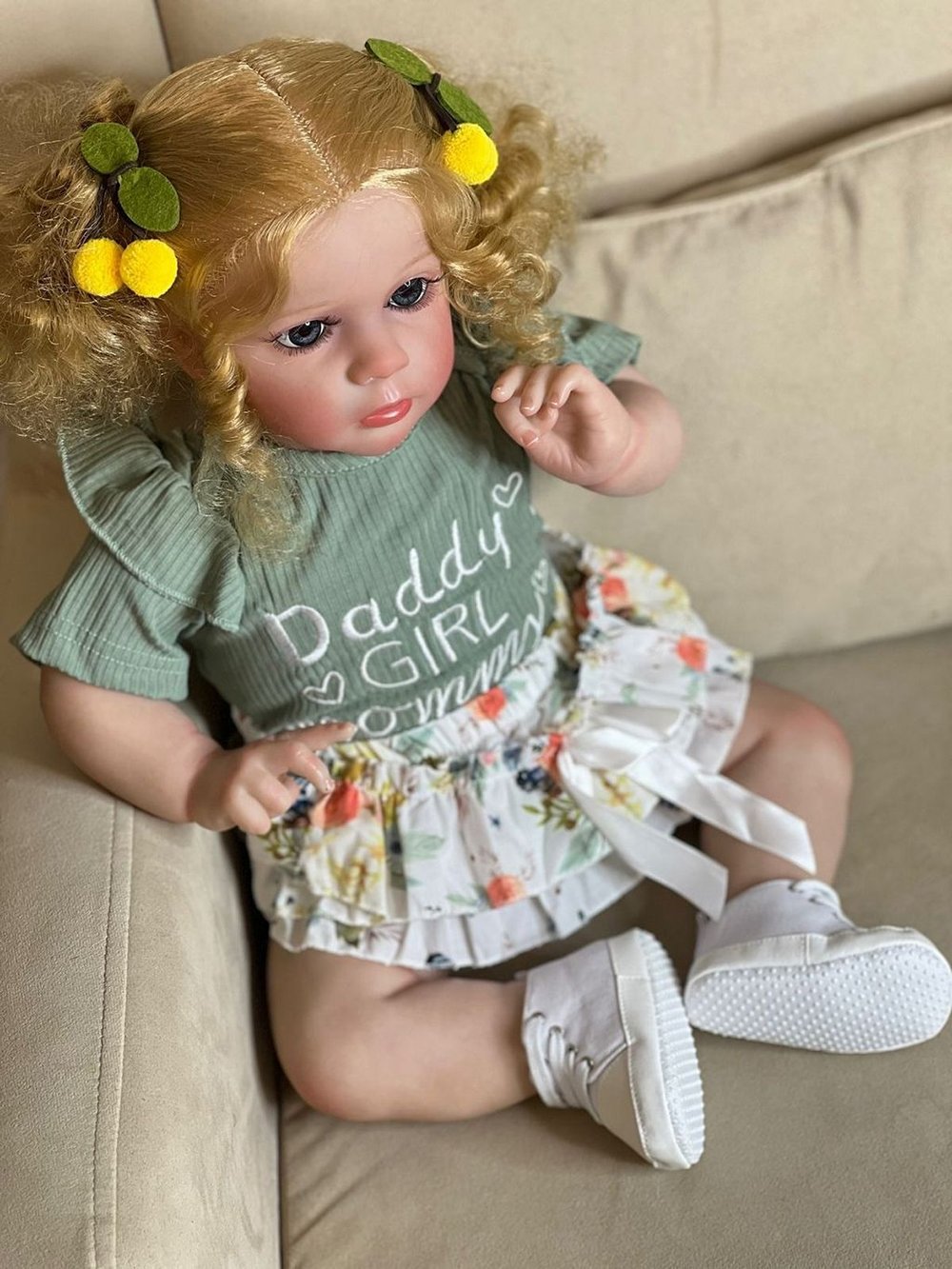 Кукла Реборн мягконабивная 60см в пакете (FA-591)