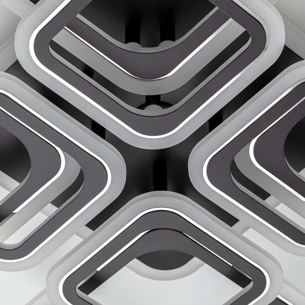 Citilux Марсель Смарт CL232A185E RGB Умная люстра Чёрная