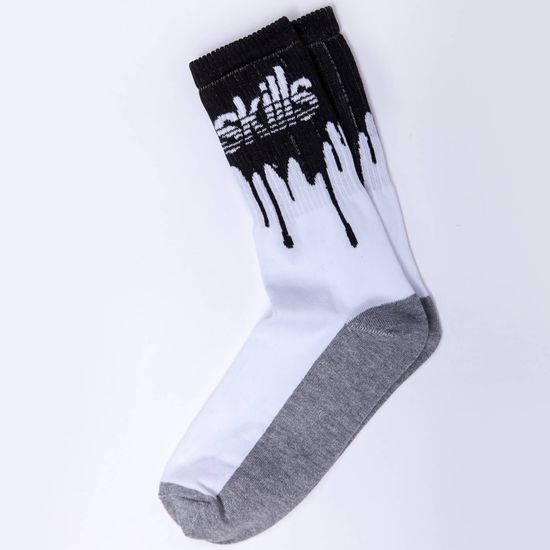 Носки SKILLS Нефть (Белый (Бело-Черный), 36-40)