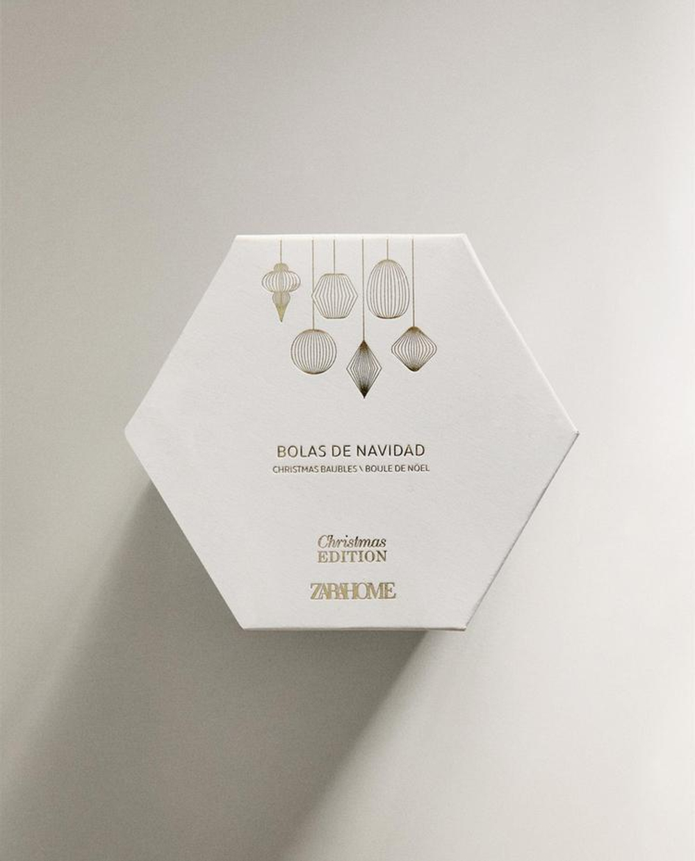 ZARA HOME НАБОР БУМАЖНЫХ ЕЛОЧНЫХ УКРАШЕНИЙ (УПАКОВКА ИЗ 12 ШТУК), КОРИЧНЕВЫЙ