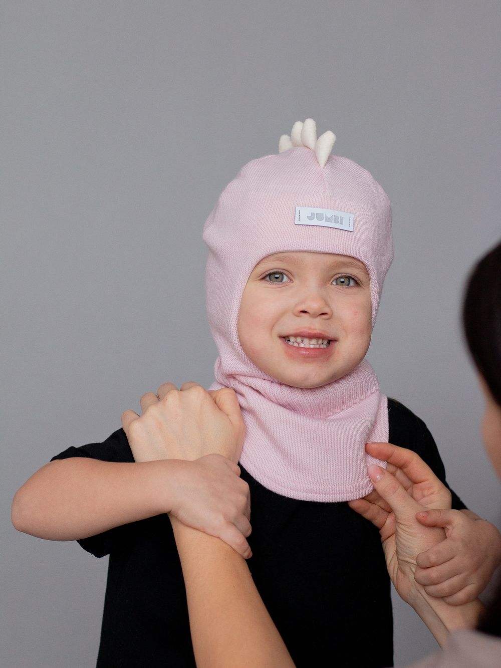 Шлем весенний/осенний вязаный (Безе) ОРЕО*