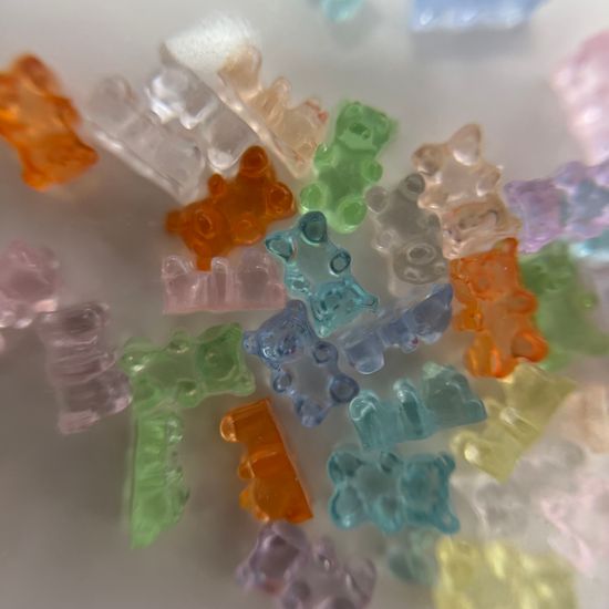 Объемный дизайн для ногтей Мишка №800416