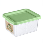 Контейнер для продуктов прямоугольный 2л, 190х153х98мм (зеленый)