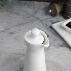 Соусник 150 мл бутылочка для соевого соуса белый фарфор P.L. Proff Cuisine [6]