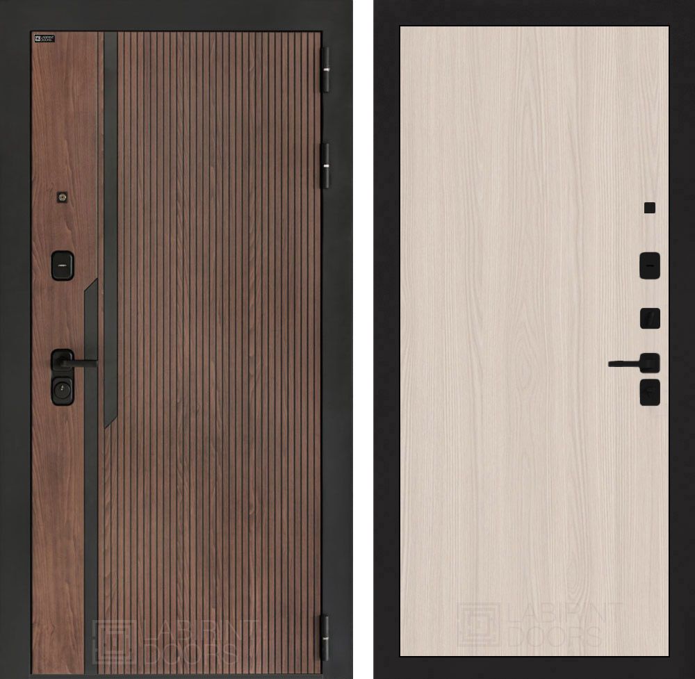 Входная дверь Лабиринт КАРМИНА - 05 Ясень Светлый