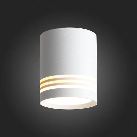 ST101.542.05 Светильник потолочный Белый LED 1*5W 4000K 390Lm Ra>80 120° IP20 D68xH80 170-240V Накладные светильники