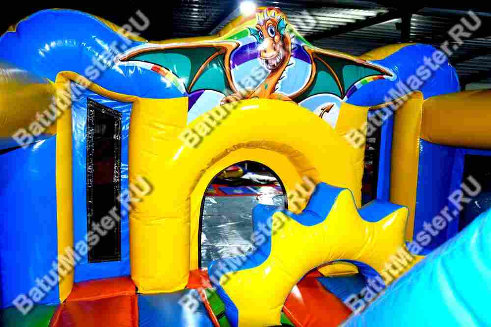 Надувной батут "Лесной дракон"