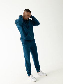 Костюм мужской спортивный (без начеса). Петроль