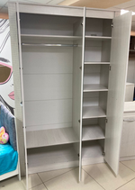 Шкаф 3-х ств Монако ШК-38 ясень белый