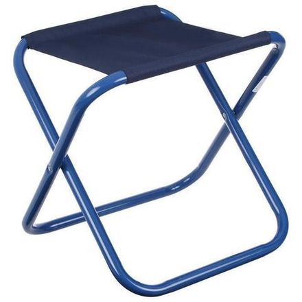 Стул туристич. "СЛЕДОПЫТ" складной, бол. 410х460х470мм, труба сталь 25х1 мм (рибстоп т. синий)