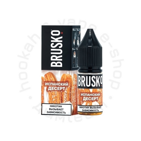 Жидкость BRUSKO Salt, 10 мл, Испанский десерт, 2 (М)