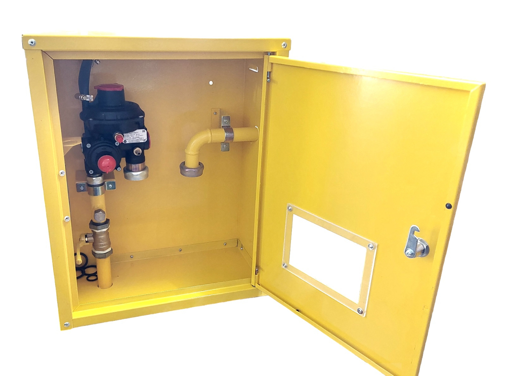 Шкафной газораспределительный пункт ГРПШ-10-1-С-G4-1- НП, с регулятором Venio-A-15