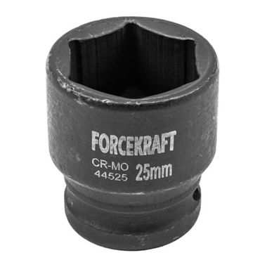 Головка ударная 25мм (6гр.),1/2'' FORCEKRAFT FK-44525
