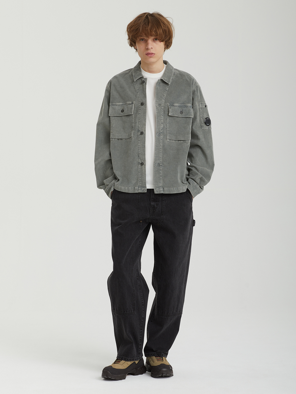 Мужская Рубашка Long Sleeve In Corduroy