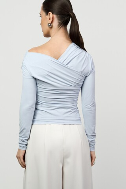 Лонгслив с драпировкой