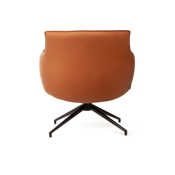 Лаунж кресло Sofia, экокожа терракот