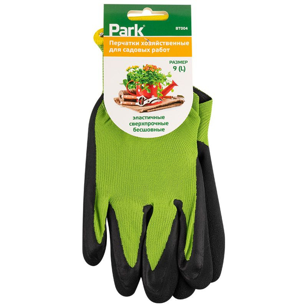 Перчатки для садовых работ, размер L, PARK BТ004