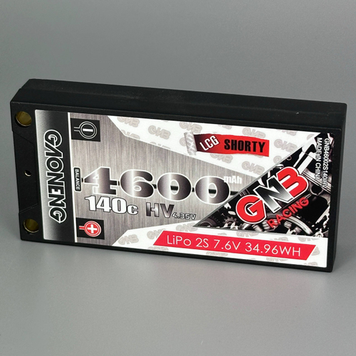 Аккумулятор GNB 4600mah 2S 140C HV Thin Shorty,Hard Case