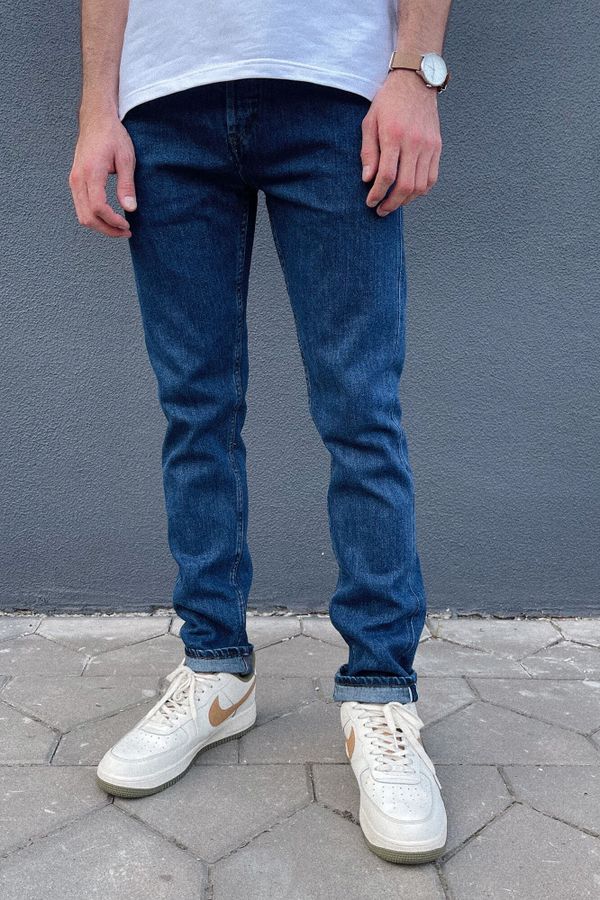 Джинсы Selvedge 1702 Tapered True Indigo Wash мужские синие - фото 1