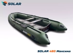 Лодка надувная моторная solar-480 к