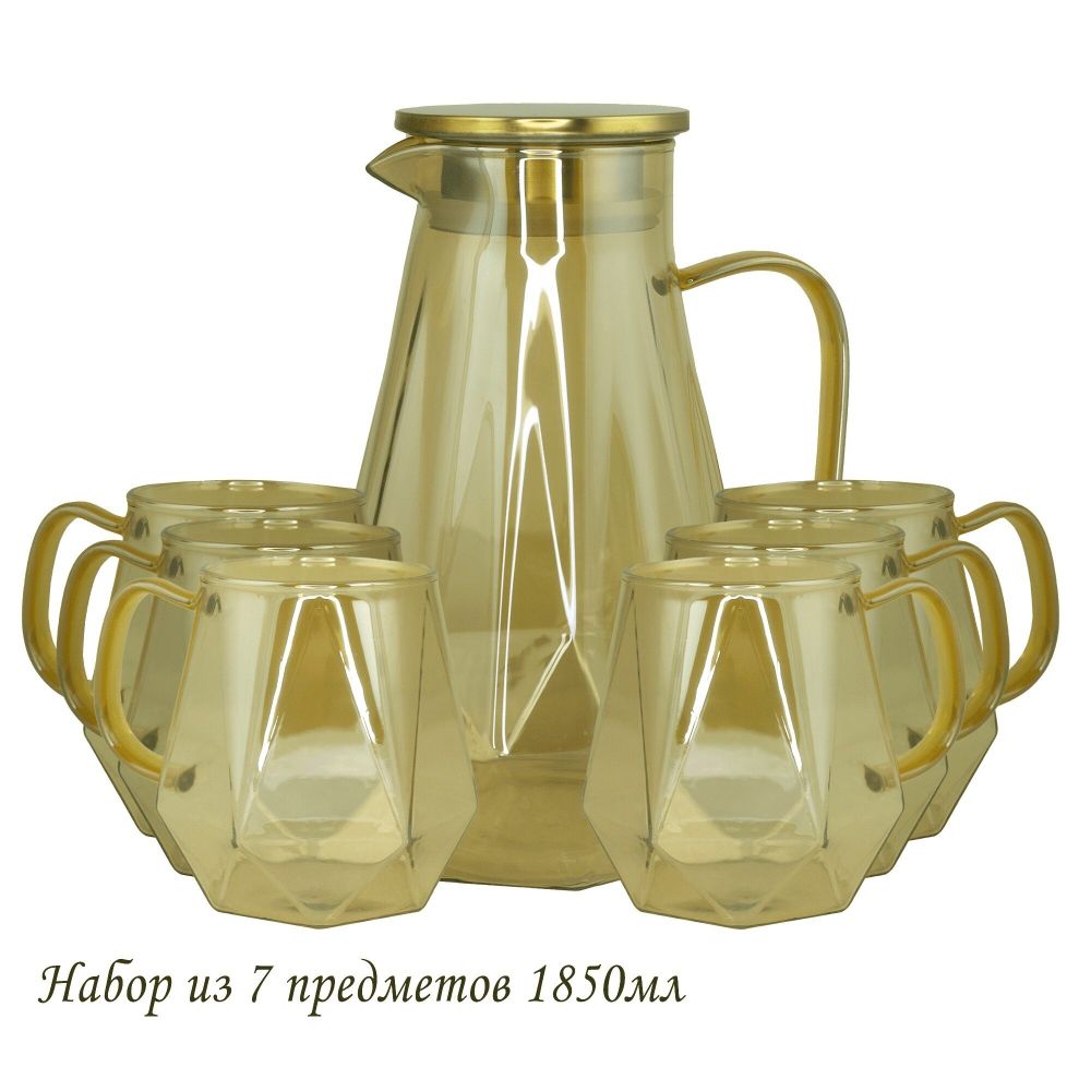 Lenardi 160-261 Набор графин 1850мл и 6 стаканов в под.уп.(х8)