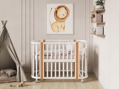 Детская кроватка-трансформер с наклоном дна Incanto Nova Lux