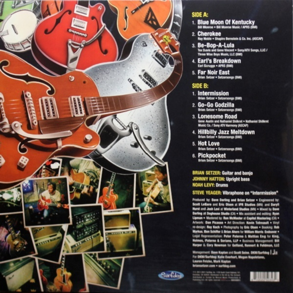 Brian Setzer / Setzer Goes Instru-Mental! (Coloured Vinyl)(LP)