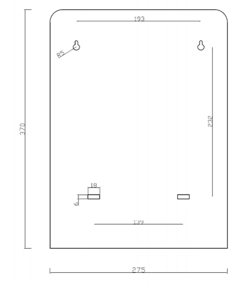 Диспенсер бумажных полотенец сенсорный ABS BLACK 04033.N чёрный