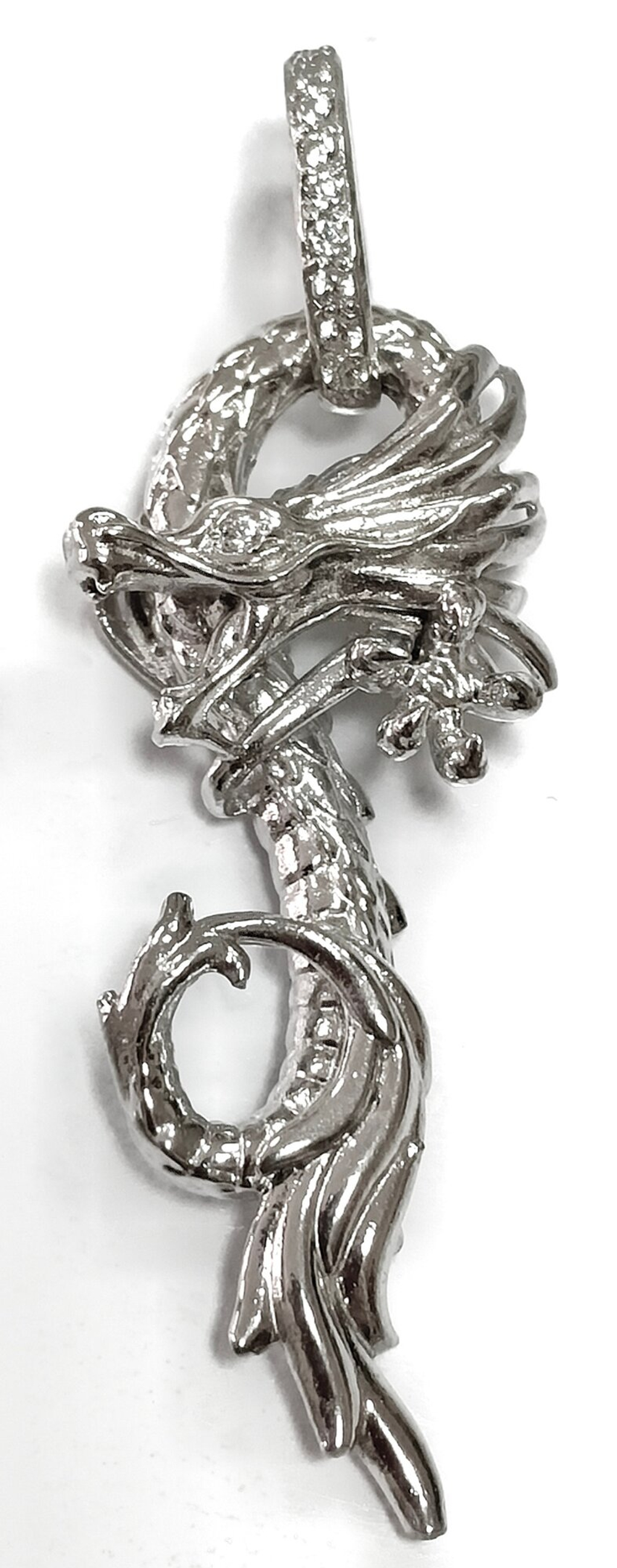 Ювелирная подвеска "Дракон", серебро, бренд