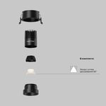 Встраиваемый светильник Technical DL115-10W-2.7K-B