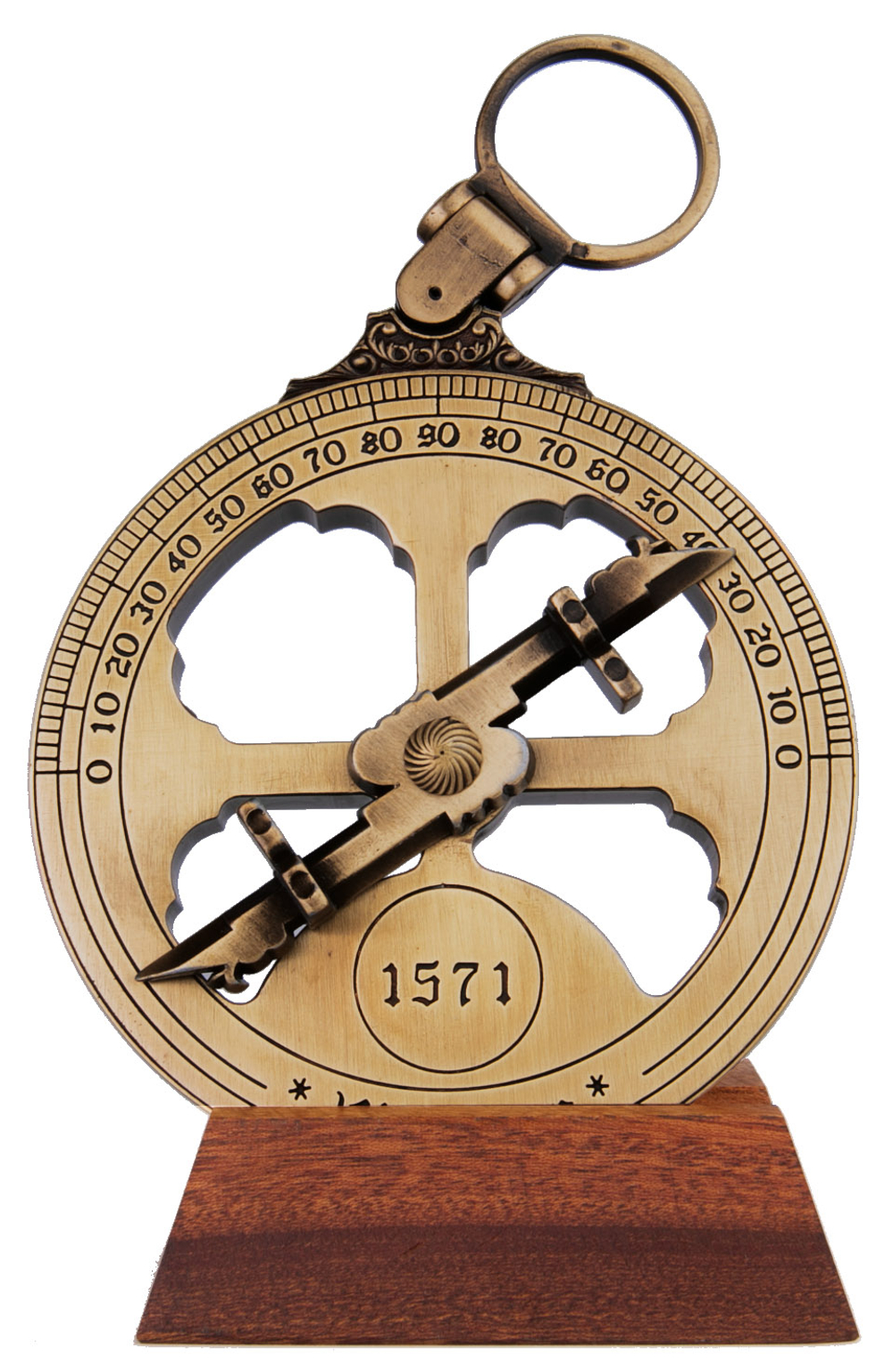 Морская астролябия Nautical Astrolabe 10х1см Н Hemisferium Бронзовый