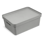 Коробка для хранения Фортуна 380х150 серая С746СЕР (комплект 6 шт)