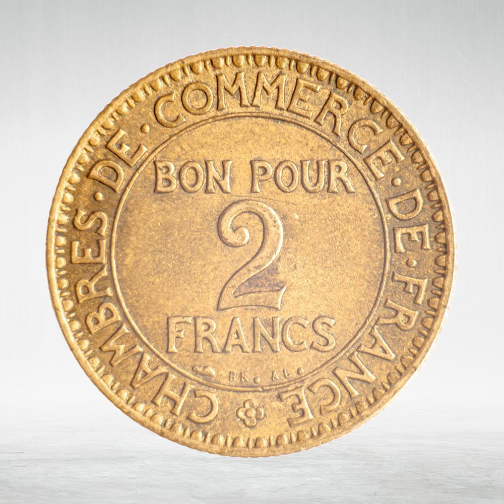 France, 2 Francs 1925 - Chambers of Commerce, XF