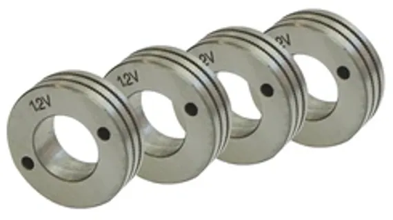 Алюминиевые ролики 1,0/1,2 Fubag для DRIVE INMIG DW, 4 шт