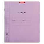 Тетрадь школьная А5 12л клетка,ассорти "Классика Visio" (Erich Krause) микс цветов (комплект 5 шт)