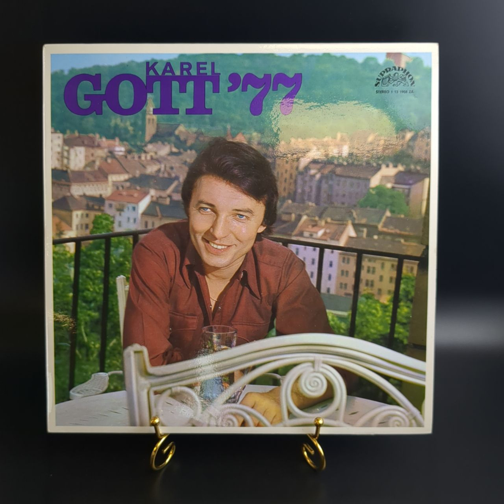 LP Karel Gott / Карел Готт 77. Виниловая пластинка 12 дюймов. Supraphon Чехословакия 1978 год.