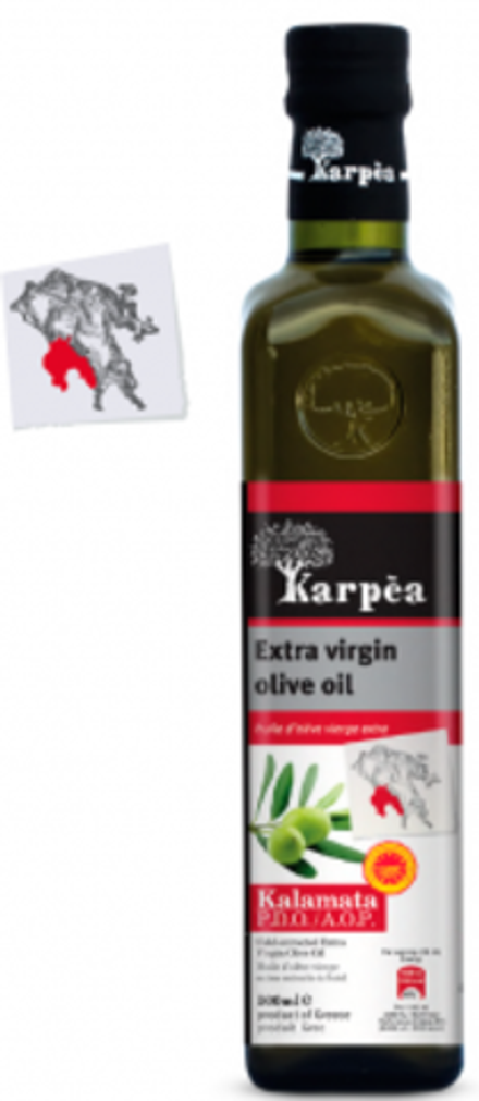 Оливковое масло Karpea KALAMATA D.O.P. Extra Virgin 0.5 л, Греция