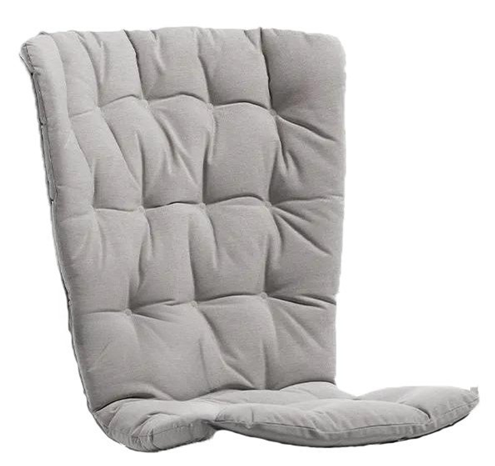 Кресло качалка пластиковое с подушкой Nardi Folio, тортора, серый