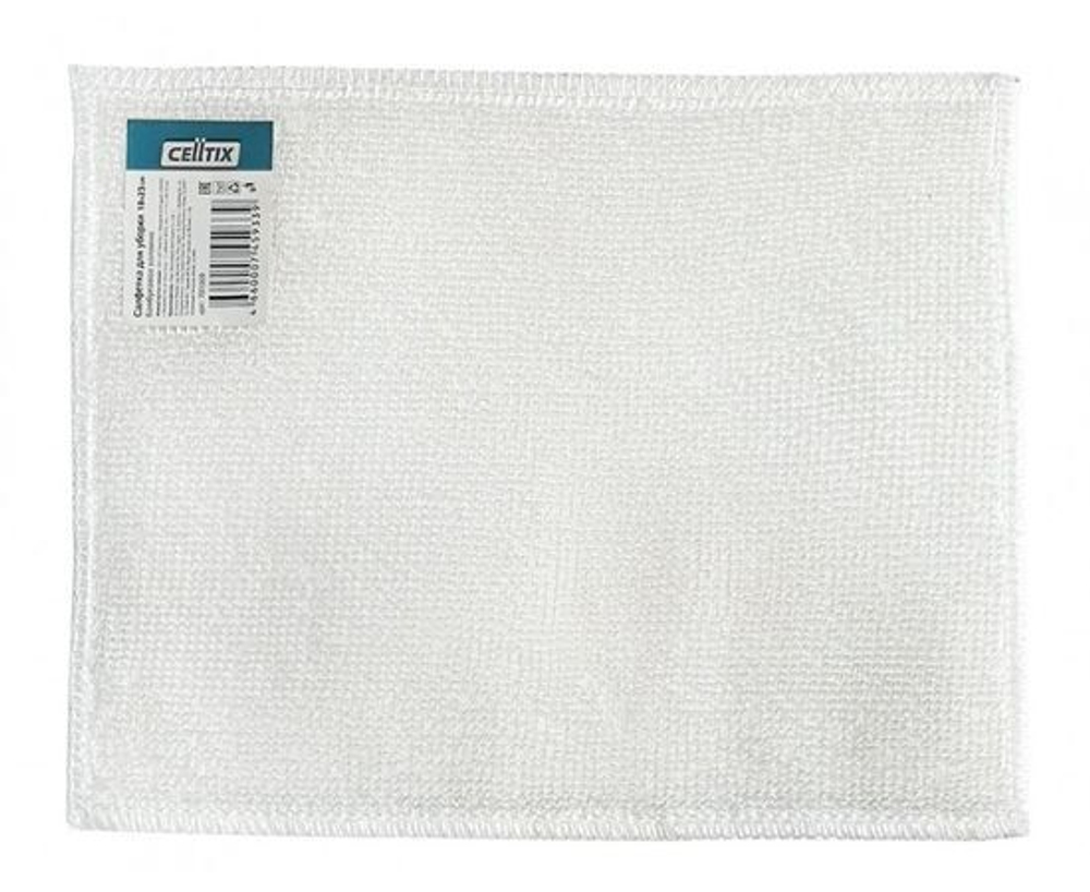 CELLTIX Салфетка для уборки 18х23см ПОЛИРУЮЩАЯ, бамбуковое волокно, 200г/кв.м