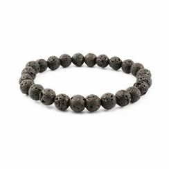 Браслет из лавы - аромабраслет на руку