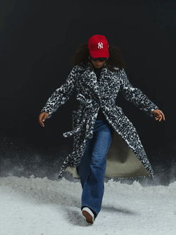 Эко шуба чебурашка, SilverFox (арт. 978/снежный барс)