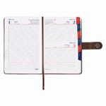 Ежедневник датированный 2022 А5 148х218 мм GALANT "Ritter", под кожу, коричневый, 112939