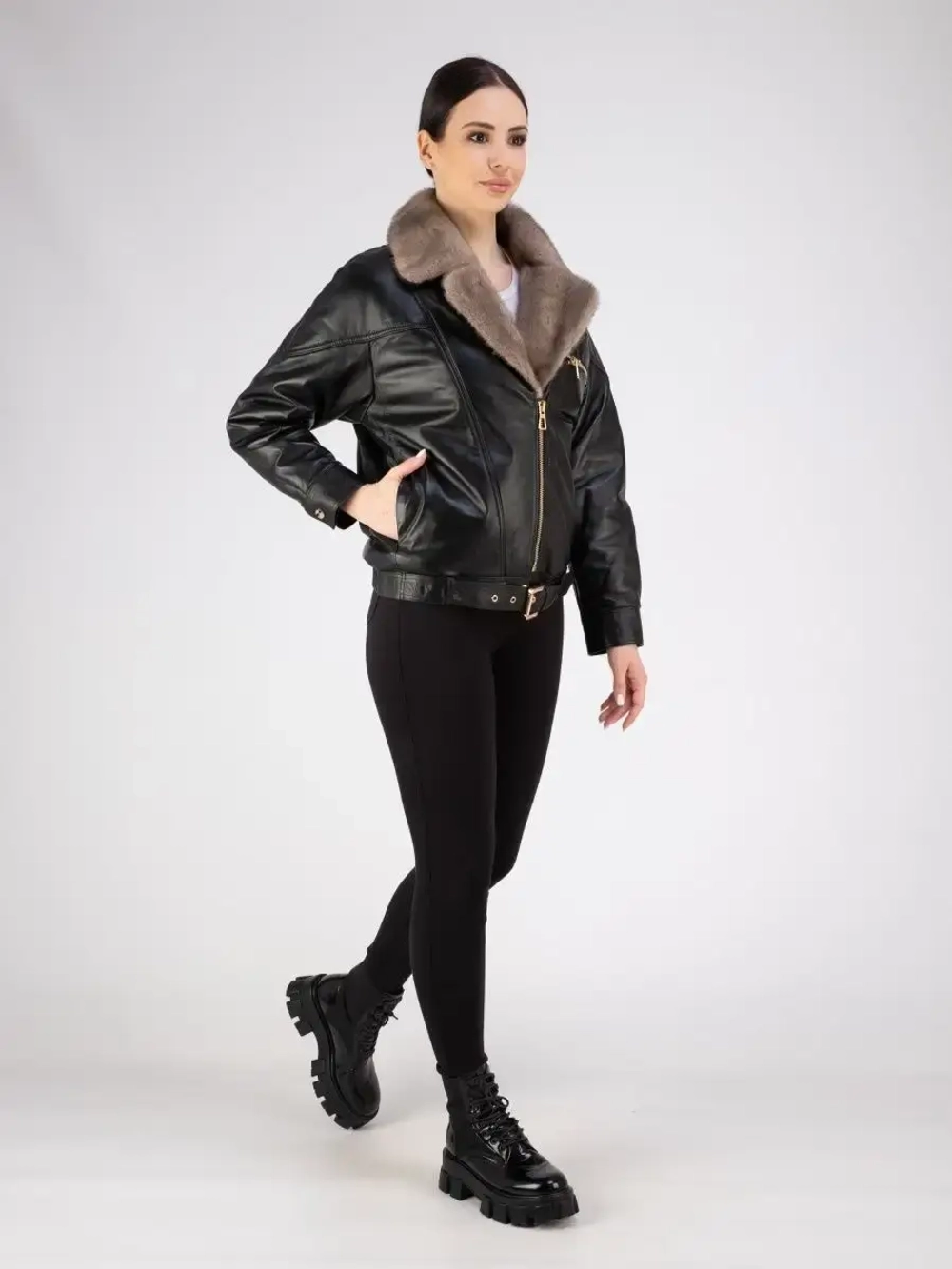 Куртка кожаная из натуральной кожи Турция