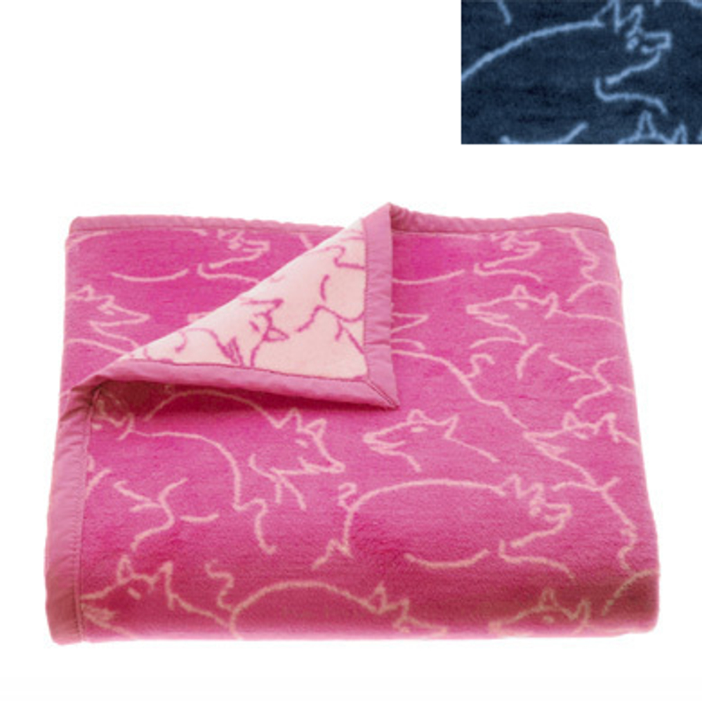 Плед 75х100 Zoeppritz детский Tender Oink! 580 синий Германия